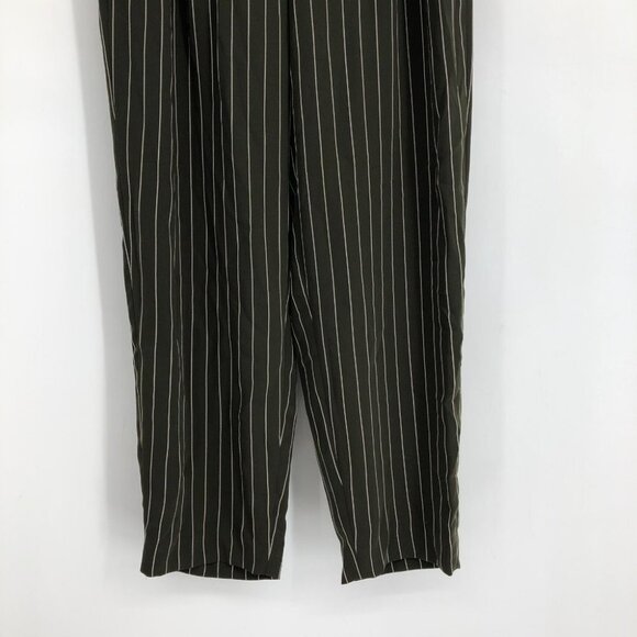 Aritzia Babaton Modesto Dress Pants Green with White strips Size 00 - Picture 12 of 16